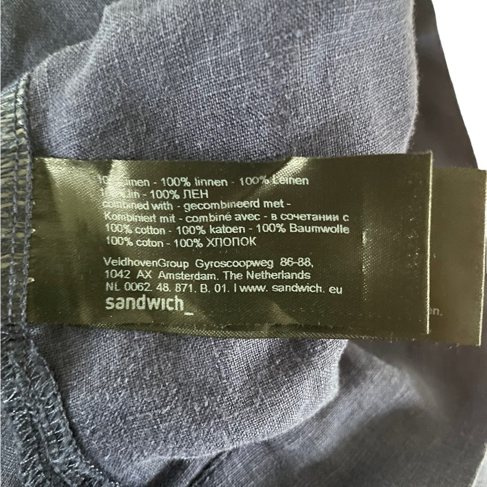 Sadwich_ Clothing Garment Dye Dress Linen Indigo small (34) - Picture 7 of 7